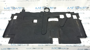 Black boot floor mat for Toyota Highlander 14-19, ready to clean