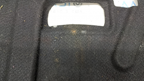 Black boot floor mat for Toyota Highlander 14-19, ready to clean