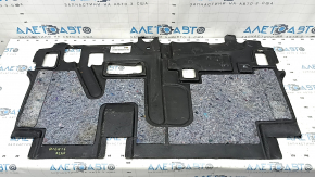 Black boot floor mat for Toyota Highlander 14-19, ready to clean