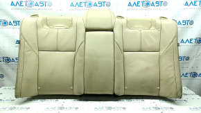 Rear seat, 2nd row, upper part, Toyota Avalon 13-15, without airbag, beige leather, with armrest, scratch, needs cleaning