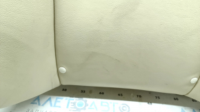 Rear seat, 2nd row, upper part, Toyota Avalon 13-15, without airbag, beige leather, with armrest, scratch, needs cleaning