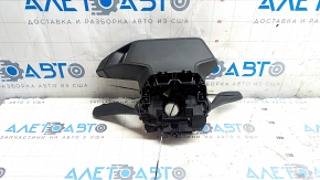Volkswagen ID.4 23-25 steering column switch assembly with cable and gear shifter, for heated steering wheel, black
