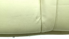 Rear seat, 2nd row, lower part, Toyota Avalon 13-15, beige leather, dented leather, needs cleaning