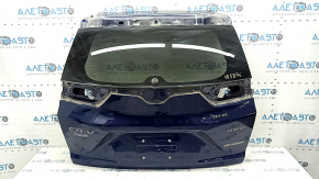 Naked tailgate with glass for Honda CRV 17-22 blue B-588P, tinted, bumpers