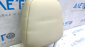 Front right headrest for Toyota Highlander 14-19, beige leather, dented leather