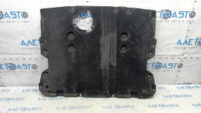 The rear engine guard of the BMW X3 G01 18-21 is torn.