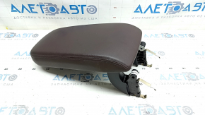 BMW X3 G01 18-21 leather center console armrest, Vernasca Mokka