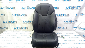 Honda Insight 19-22 driver's seat upholstery, black leather, heated, perforated