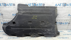 Central underbody protection BMW X3 G01 18-21, fasteners torn, missing fragment