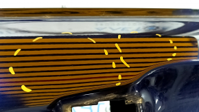Bare front left door Honda CRV 17-22 blue B-588P, bumper, dents