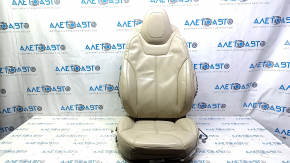 Tesla Model S 12-20 driver's seat upholstery, beige leather