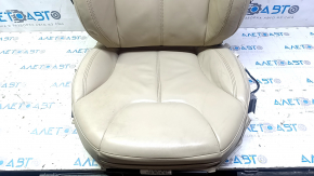 Tesla Model S 12-20 driver's seat upholstery, beige leather