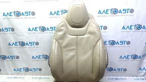 Tesla Model S 12-20 driver's seat upholstery, beige leather