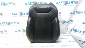 Upper passenger seat trim Volkswagen ID.4 21-22 black leather with perforation, heated