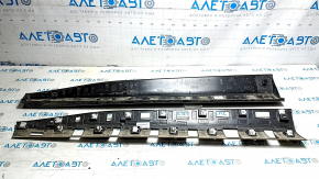 Lower front right door trim panel for Ford Mustang Mach-E 21-23, gloss black, scratches, loose fastener