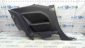 Rear row trim left Dodge Challenger 15-23 black worn