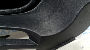 Rear row trim right Dodge Challenger 15-19 black, armrest leather, scratches