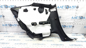 Rear row trim right Dodge Challenger 15-19 black, armrest leather, scratches