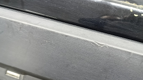 Bare rear bumper Nissan Rogue 17-20 black, scratches, dents, crack in the mount