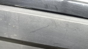 Bare rear bumper Nissan Rogue 17-20 black, scratches, dents, crack in the mount
