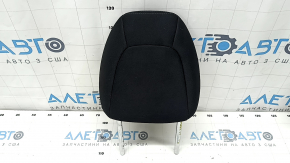 Front left headrest for Nissan Rogue 14-20, black cloth, dry-cleanable