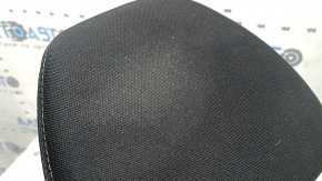 Front left headrest for Nissan Rogue 14-20, black cloth, dry-cleanable