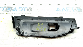 BMW X3 G01 18-21 front right window lift control trim, black with chrome