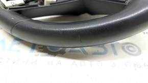 BMW X3 G01 18 leather steering wheel, black, heated, with paddle shifters, scratches