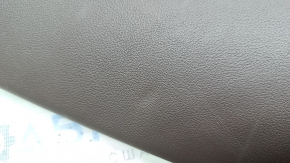 Right rear seat side trim for BMW X3 G01 18-21 leather, brown Vernasca Mokka, leather creases
