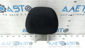 Nissan Rogue 14-20 rear right headrest, black cloth, dry-cleanable