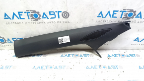 Upper left front pillar trim for Volkswagen ID.4 23-25, black, with tweeter