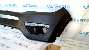 Jeep Compass 17-21 front bare bumper, upper part with plug, dented, bump