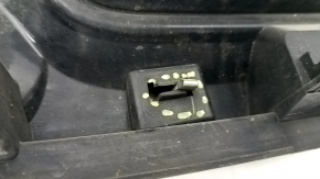 Nissan Rogue 16-17 radiator grille without camera, without radar, broken fasteners, cracks, bumps, sand