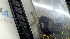 Nissan Rogue 16-17 radiator grille without camera, without radar, broken fasteners, cracks, bumps, sand
