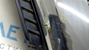 Nissan Rogue 16-17 radiator grille without camera, without radar, broken fasteners, cracks, bumps, sand