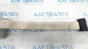 Rear left seat belt for Toyota Camry V55 15-17 USA, beige, needs cleaning, broken fastener