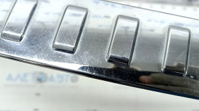 Nissan Rogue 17-20 rear bumper trim, chrome, scratches