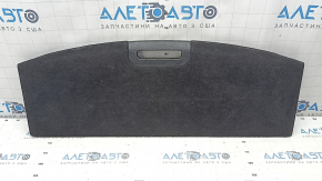 Rear trunk floor of a Nissan Rogue 14-20, black, for 2 rows, scratches