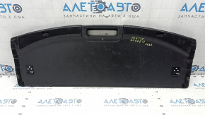 Rear trunk floor of a Nissan Rogue 14-20, black, for 2 rows, scratches