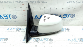 Left side mirror assembly for BMW X3 G01 18-22, 5 pins, turn signal, auto-dimming, white