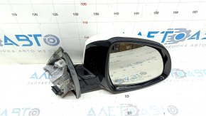 Right side mirror assembly for BMW X3 G01 18-22, 5 pins, turn signal, auto-dimming, white