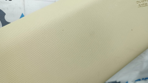 Upper left rear pillar trim for Toyota Avalon 13-18, beige, needs dry cleaning, scratches, crack in mount