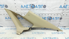 Upper right rear pillar trim for Toyota Avalon 13-18, beige, dry-cleanable, scratches