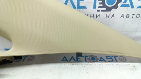 Upper right rear pillar trim for Toyota Avalon 13-18, beige, dry-cleanable, scratches