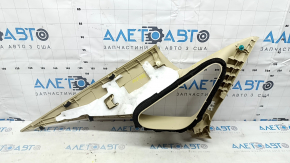 Upper right rear pillar trim for Toyota Avalon 13-18, beige, dry-cleanable, scratches