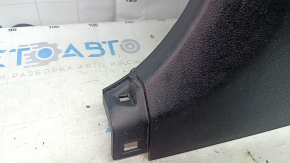 Lower left center pillar trim for Toyota Avalon 13-18, black, scratches