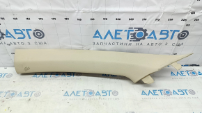 Left front pillar trim for Toyota Avalon 13-15, beige, dry-cleanable, scratches