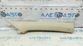 Right front pillar trim for Toyota Avalon 13-15, beige, dry-cleanable, scratches