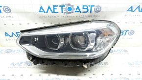 BMW X3 G01 18-21 halogen+LED front left headlight assembly, with mount, sand