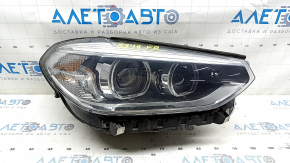 BMW X3 G01 18-21 Halogen+LED Front Right Headlight Assembly, with Mount, Scratched